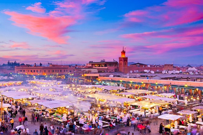 Guided Shared Day Trip Agadir to Marrakech Medina & Souks