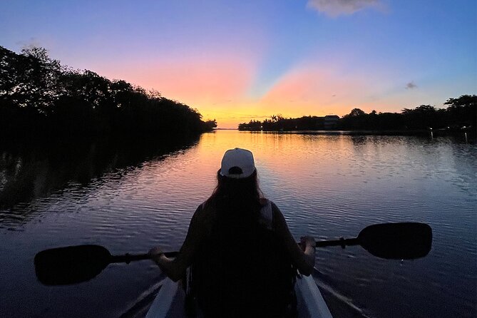 Guided Sunset Kayak Tour in Mauritius