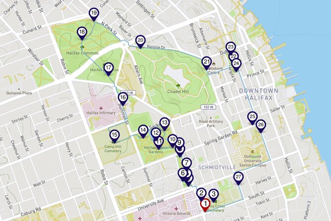 Halifax Churches, Gardens & Graveyards: a Smartphone Audio Walking Tour