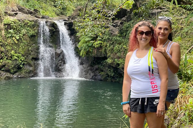 Hana Tour Incl Reservation @ Black Sand Red Sand Waterfall Jump