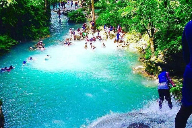 Irie Blue Hole and Horseback Riding Adventure Tour From Runaway Bay