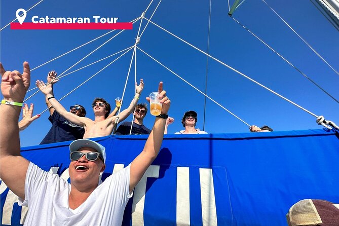 Isla Mujeres Catamaran + Snorkel + Open Bar on Board + Buffet