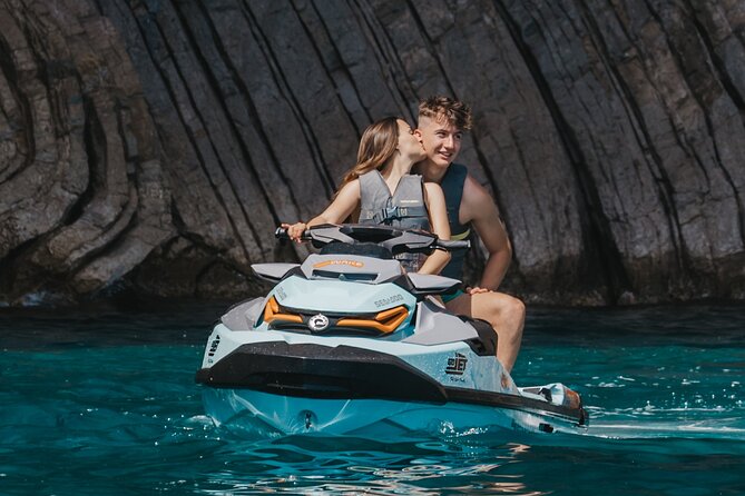 Jet Ski Experience in Cala En Basset and Cueva Sargilau
