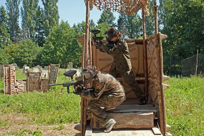Krakow: Outdoor Paintball With Hotel Transfers