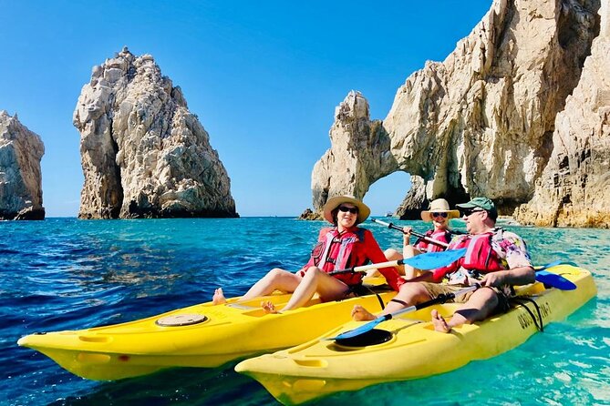 Los Cabos Arch and Lover’s Beach Tour by Glass Bottom Kayak