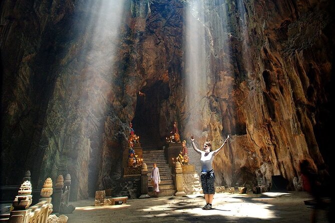 Marble Mountain, Am Phu Cave and Monkey Island Sunset Tour