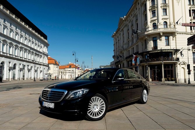 Mercedes With a Driver at Your Disposal in Warsaw (4-8-12 Hours)