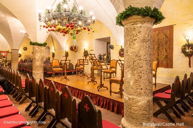 Mozart and Advent/Christmas Concert With Dinner at Fortress Hohensalzburg - Package Inclusions