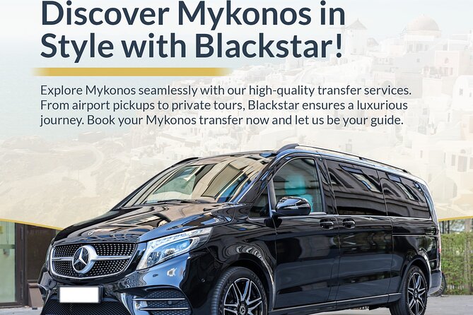 Mykonos Airport or Port Private Arrival Transfer
