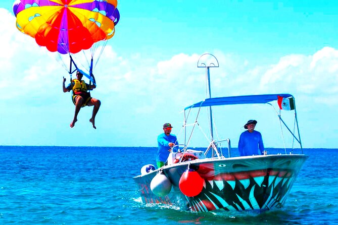 Parasailing in Paradise at Tortugas Beach Club