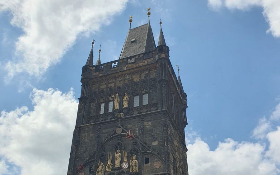 Prague: Charles Bridge Audio Guide With Tower Entry Ticket