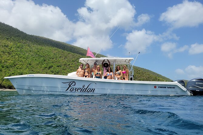 Private British Virgin Islands Full Day Charter 36 MV Poseidon