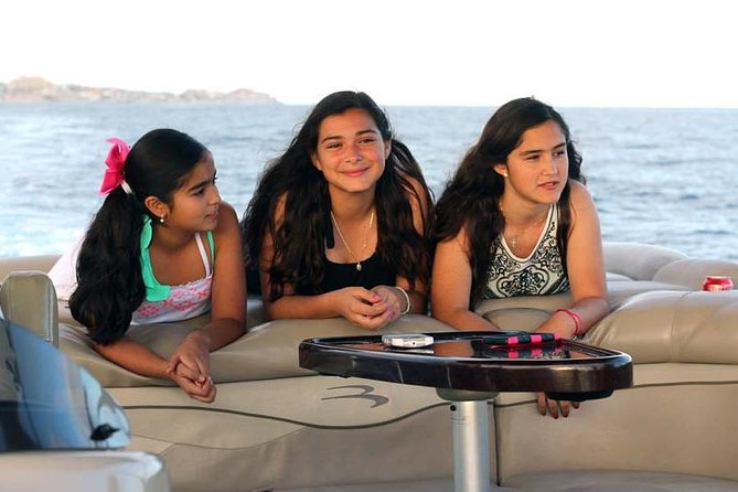 Private Customized Tritoon Boat Rental, Snorkeling, Sunset.