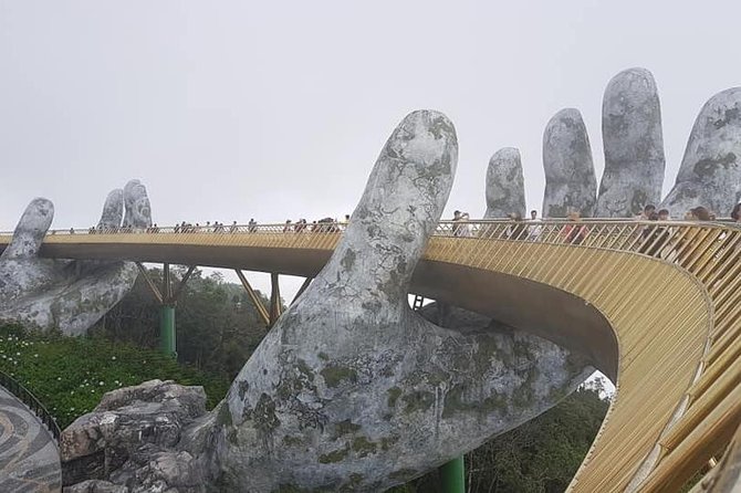 Private Guided Tour to GOLDEN BRIDGE BA NA HILLS From TIEN SA or CHAN MAY Port