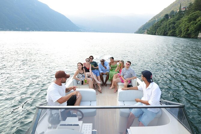 Private Open Bar Tour With Luxury Boat on Lake Como 2H 4H