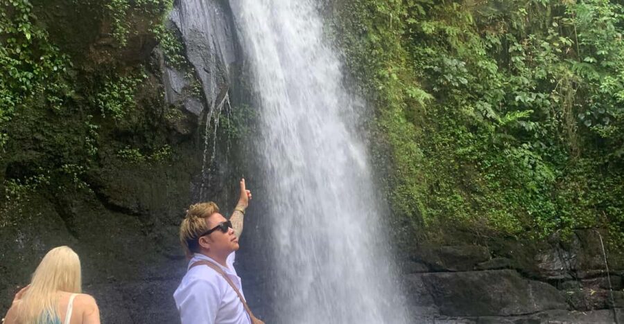 Private Tour Waterfall Temple and Rice Terrace in Ubud