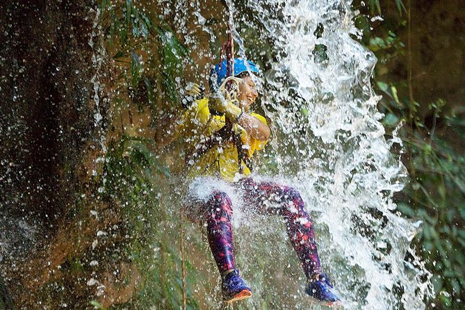 Rapel in Talliquihui Waterfall