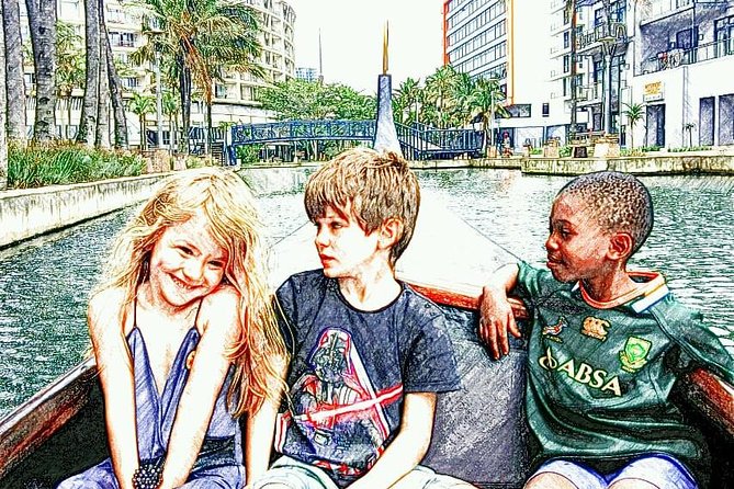 Relaxing Gondola Boat Ride on the Durban Point Waterfront Canal - Experience the Tranquil Waterfront