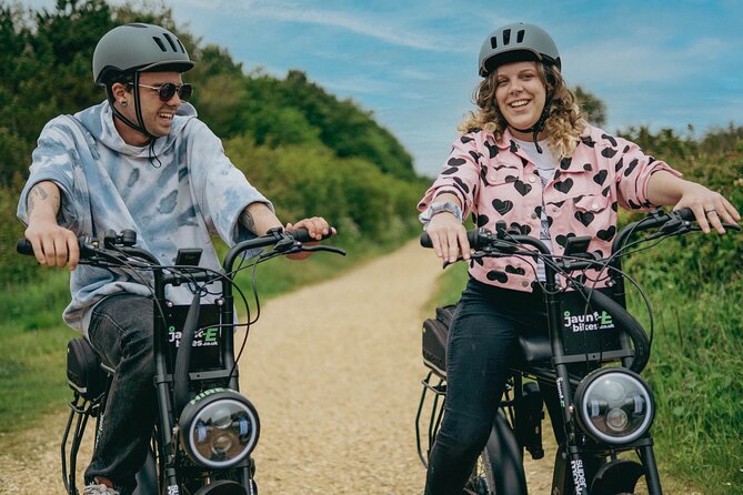 Retro E-Bike Hire Experience Exploring the New Forest Coastline