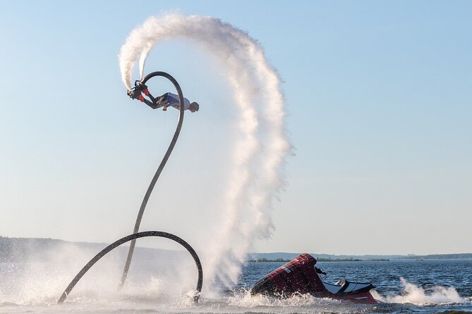Santorini Fly Board Pro Adventure in Perivolos Beach - Overview and Location