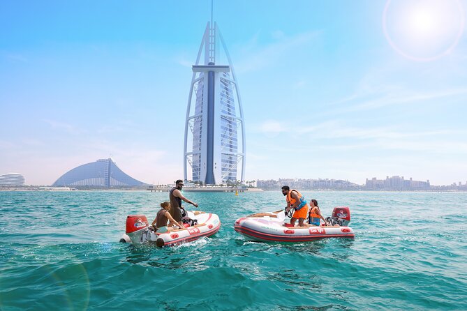 Self Drive Boat Tour Dubai : JBR, Atlantis and Burj Al Arab