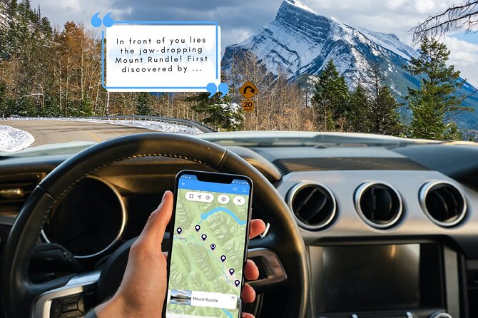 Smartphone Audio Driving Tour Between Lake Louise and Calgary