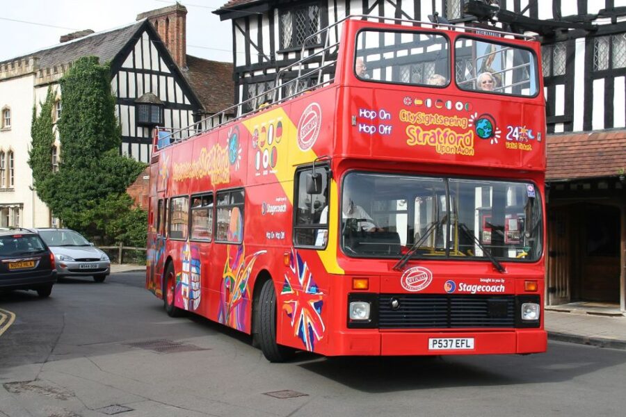 Stratford-upon-Avon:City Sightseeing Hop-On Hop-Off Bus Tour