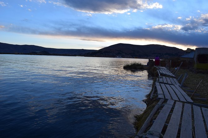 Sunrise on the Floating Uros Island