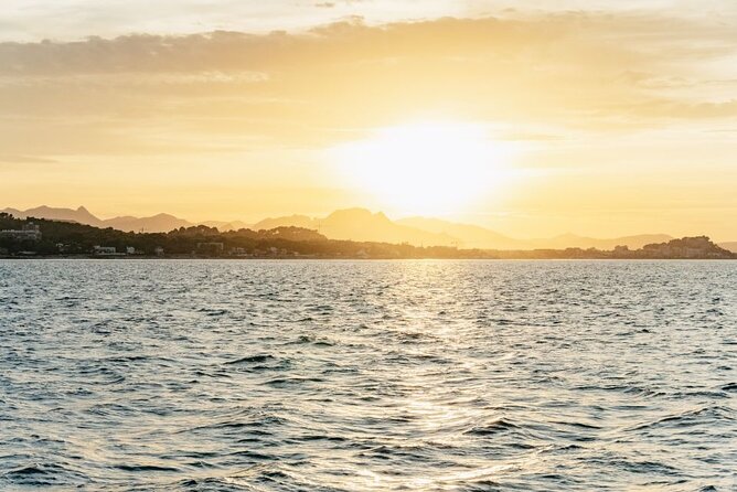 Sunset From a Catamaran in Malaga