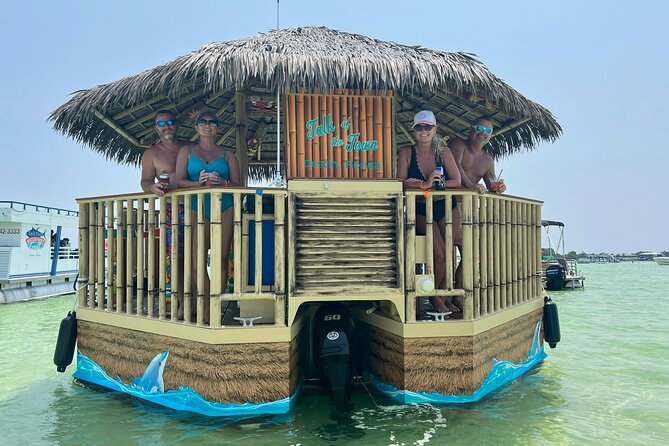 TAILFINS Tiki Boat/Sunset Cruise Crab Island 1.5HR PRIVATE
