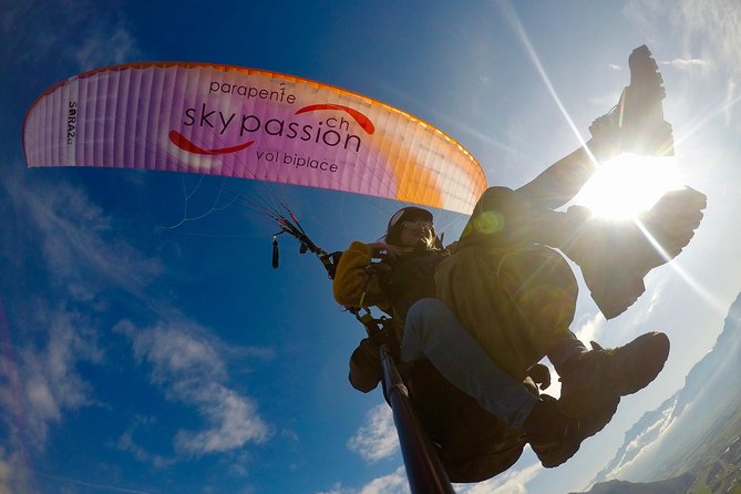 Tandem Paragliding Experience From Sonchaux  – Switzerland