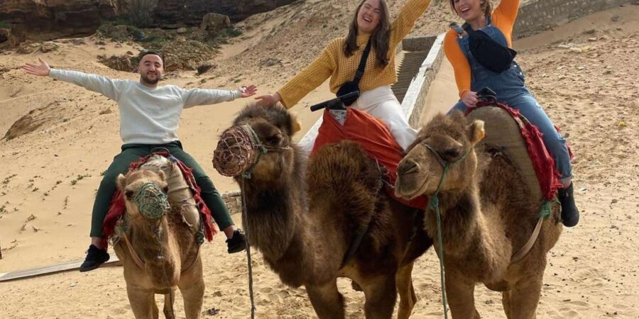 Tangier: Sunset Tour With Tea, Camel Ride and Hercules Caves