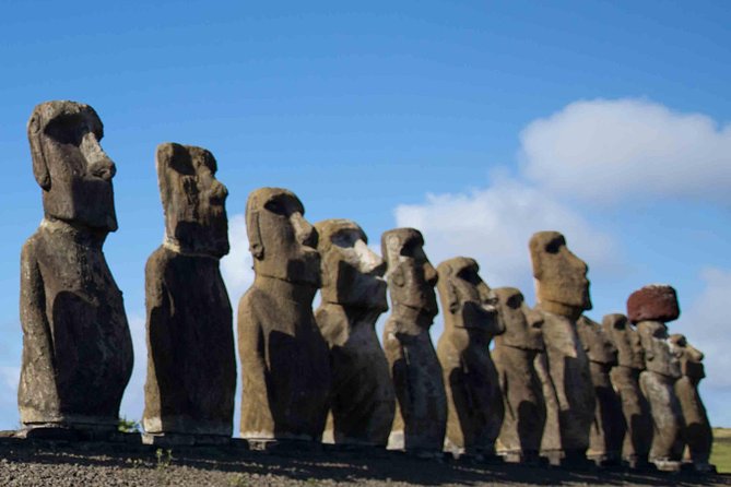 The Seven Moais in Easter Island
