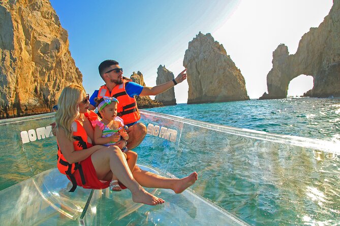 Tours in Cabo, Paseo Al Arco, and Fin De La Tierra in the Only Clear Boat