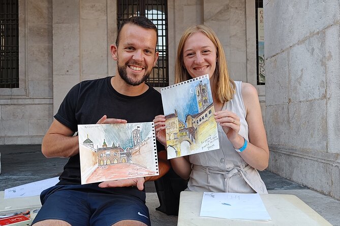 Urban Sketching in Bergamo – Upper Town!