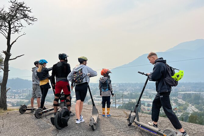 Vancouver to Squamish: Private E-Scooter Tour With Car Transfer