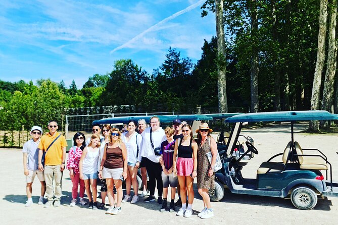 Versailles Golf Cart Guided Tour Romantic Boat With Champagne