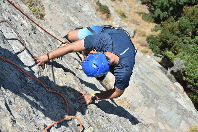 Via Ferrata in the Biggest Waterfall of the Cyclades - Included Equipment and Provisions