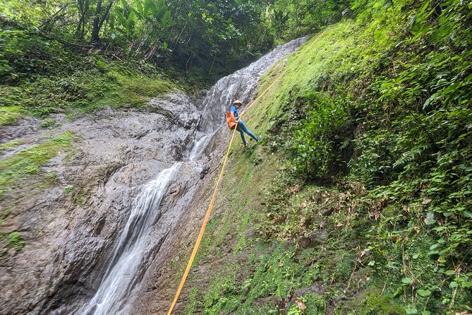 Water Falls Rappelling Activity in Dominican Republic