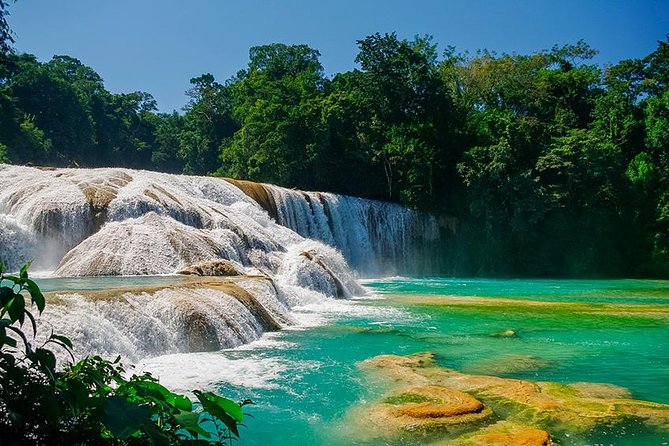 Waterfalls Agua Azul and Misol-ha