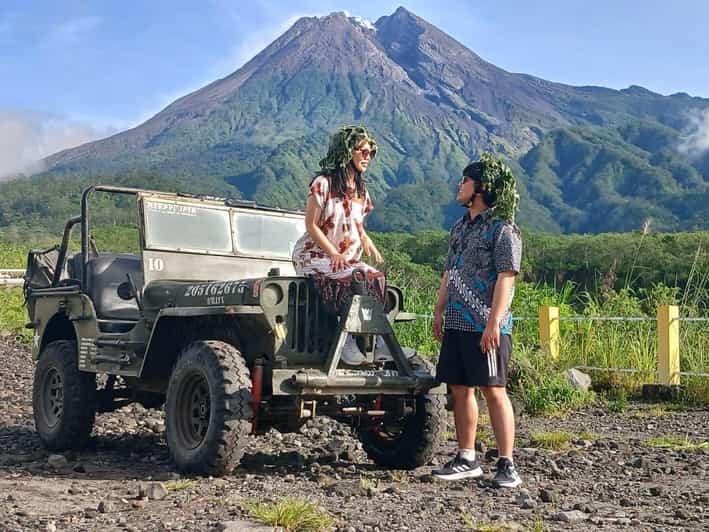 Yogyakarta: Merapi Jeep, Borobudur Climb Up & Prambanan Tour
