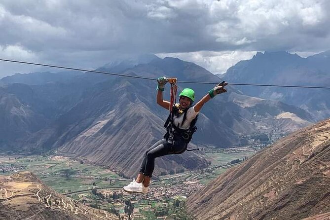 Zip Line Adventure in Sacred Valley of the Incas; Cuso, Peru.