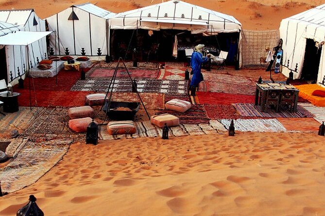 2 Days Luxury Camp Camel Trekking Experience From Fes to Merzouga - Key Points