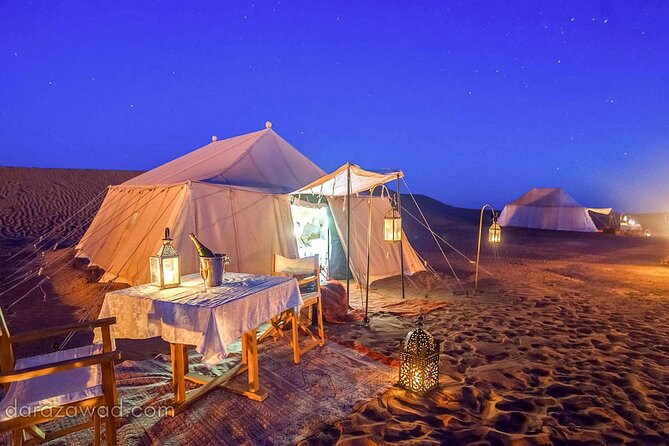 2 Days Luxury Camp Camel Trekking Experience From Fes to Merzouga - Included Amenities
