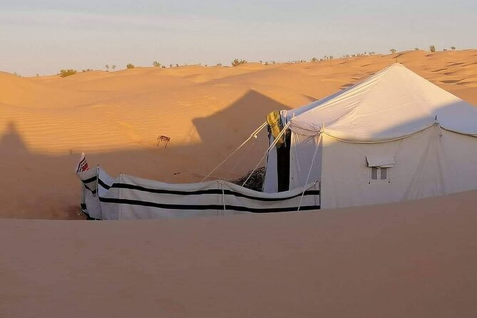 2 Days Tour to Douz & Ksar Ghilan Oasis. and an Overnight in the Sahara Under Bedouin Tent .. Dinner in the Camp, Private Jeep - With English Speaking Guide. - Inclusions and Amenities