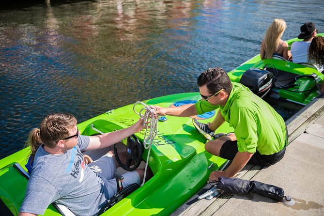 2 Person Mini Power Boat Rental at Tampa Riverwalk - Safety and Rental Details