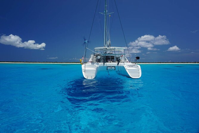 5-Hour Private 38 Luxury Catamaran 2-Stop Tour W/ Food, Open Bar & Snorkeling - Meeting and Pickup
