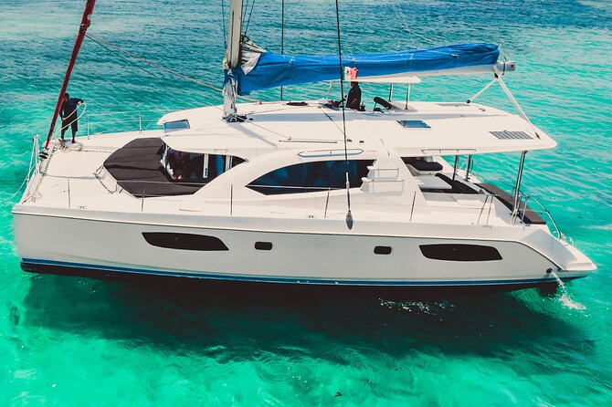 5-Hour Private 44 Leopard Luxury Catamaran 2-Stop Tour W/Food,Open Bar&Snorkel - Inclusions