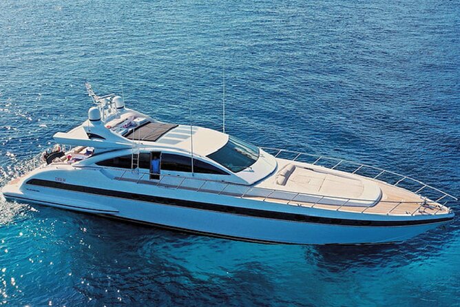 8 Hour Private Yacht Cruise in Delos Rhenia Mykonos Mangusta 72 - Inclusions