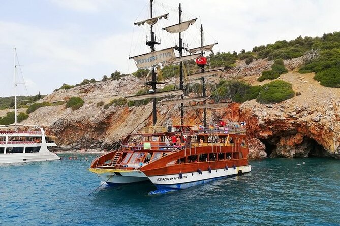 Alanya Catamaran Boat With Swimming and Snorkelling Activity - Location and Pricing
